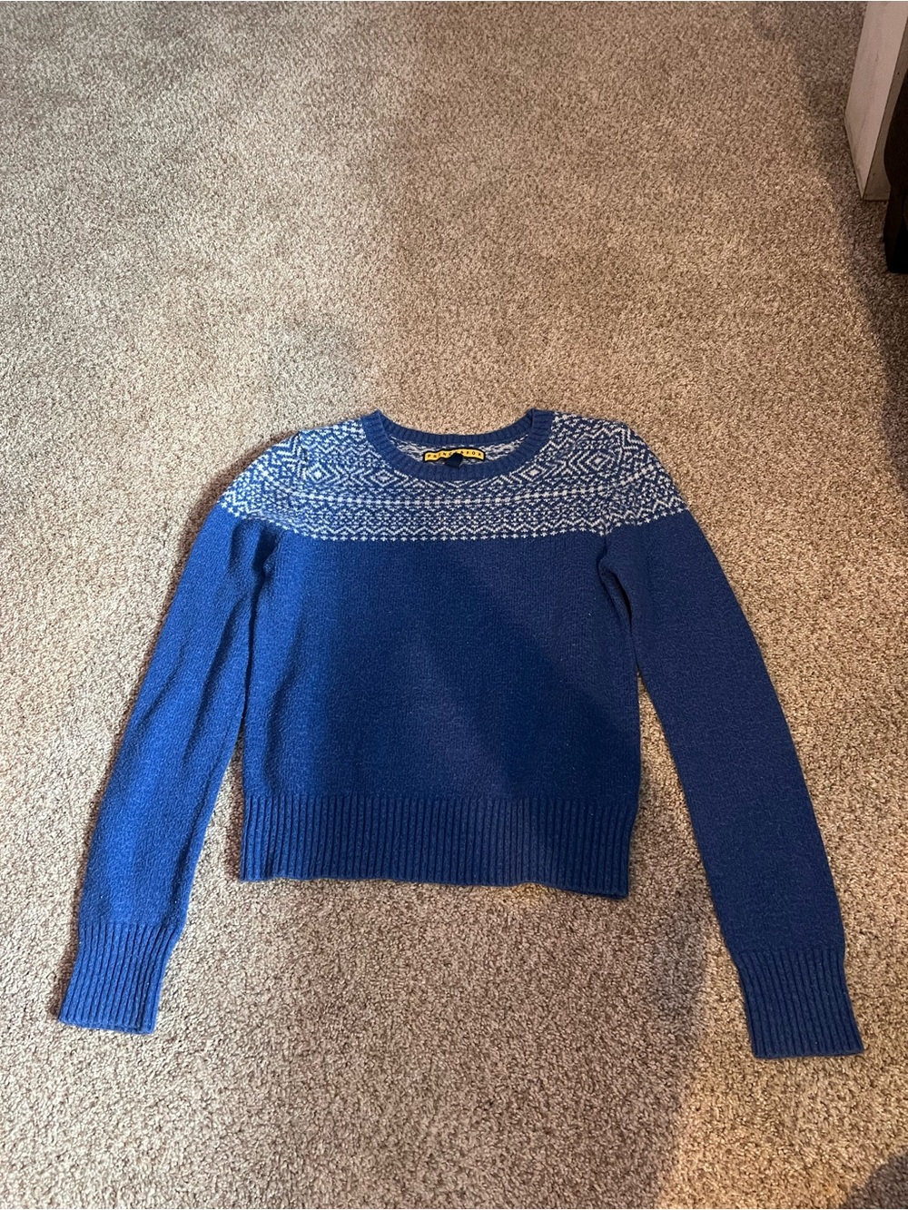 Blue prince and fox sweater S/M